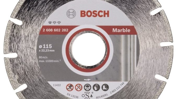 Bosch - Standard Seri Mermer İçin Kesme Diski 115 mm