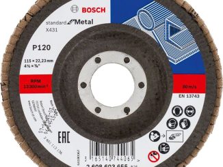 Bosch - 115 mm 120 Kum Standard Seri AlOX Flap Disk