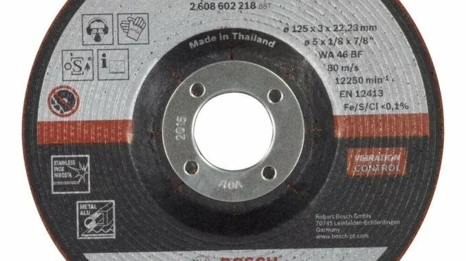 Bosch - 125*3,0 mm Yarı Esnek Inox (Paslanmaz Çelik) Taşlama Diski