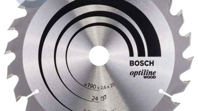 Bosch - Optiline Serisi Ahşap için Daire Testere Bıçağı 190*20/16 mm 24 Diş