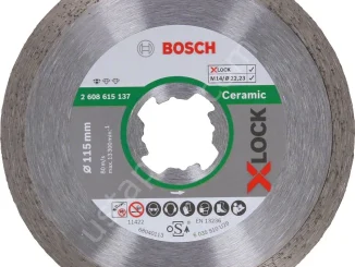 Bosch - X-LOCK - Standard Seri Seramik İçin Elmas Kesme Diski 115 mm 2608615137