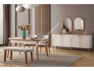 İnegöl Mobilya Zen Bohem Yemek Odası Takımı