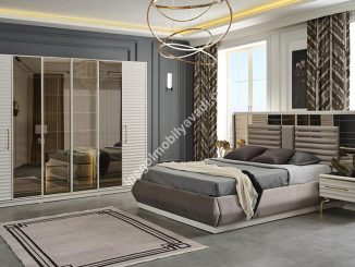 İnegöl Mobilya Asel Ekru Yatak Odası Takımı