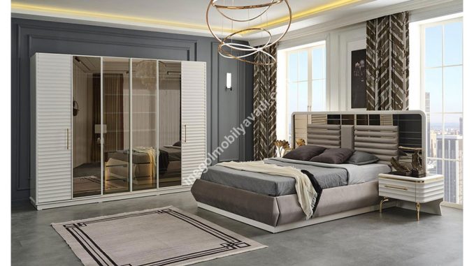 İnegöl Mobilya Asel Ekru Yatak Odası Takımı