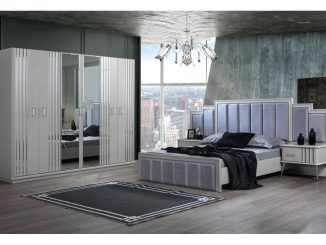 İnegöl Mobilya Asya Gümüş Yatak Odası Takımı