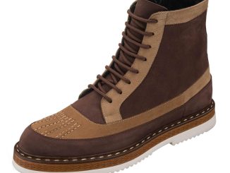 Büyük Numara Erkek Üst Kalite Deri Bot - ZM402 Kahve