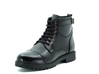 Büyük Numara ve Beden Erkek Deri Bot - EF703 Siyah