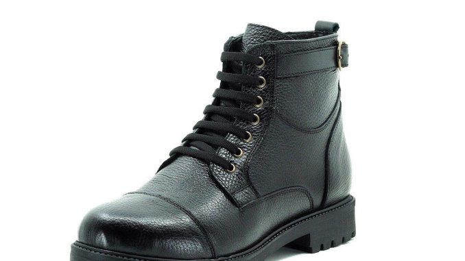 Büyük Numara ve Beden Erkek Deri Bot - EF703 Siyah