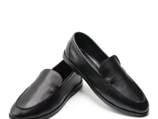 Büyük Numara 4 Mevsim Erkek Ayakkabısı - Utkan02 Siyah Deri