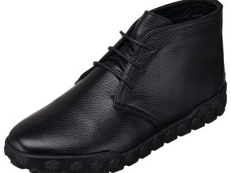 Büyük Numara Erkek Deri Bot - GOM1018 Siyah