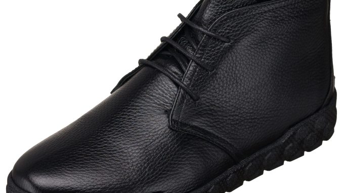 Büyük Numara Erkek Deri Bot - GOM1018 Siyah